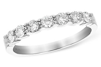 A120-87452: LDS DIA WED RG .50 TW (7 STONES)