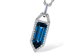 A300-83734: NECK 2.95 LONDON BLUE TOPAZ 3.12 TGW
