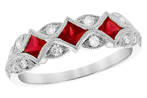 A300-84707: LDS WED RG .55 RUBY .70 TGW