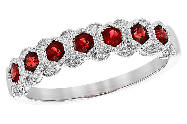 C218-17416: LDS WED RG .52 RUBY .59 TGW