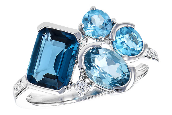 D300-88316: LDS RG 3.08 BLUE TOPAZ TW 3.15 TGW