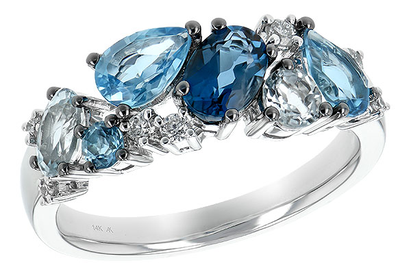 F217-18361: LDS RG 2.05 BLUE TOPAZ 2.16 TGW