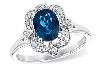 F300-88306: LDS RG 1.35 LONDON BLUE TOPAZ 1.50 TGW