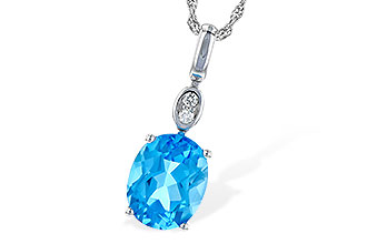 G218-16543: NECK 2.84 BLUE TOPAZ 2.87 TGW (10x8MM BT)