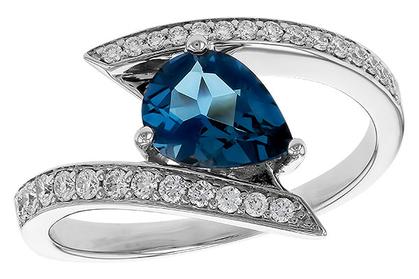 G302-64670: LDS RG 1.04 LONDON BLUE TOPAZ 1.28 TGW (8x6MM)