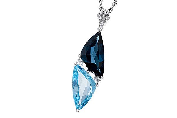 G302-65597: NECK 6.87 BLUE TOPAZ 6.97 TGW