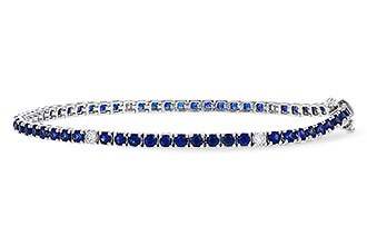 H302-64706: BRACELET 3.27 TW SAPP 3.52 TGW (7")