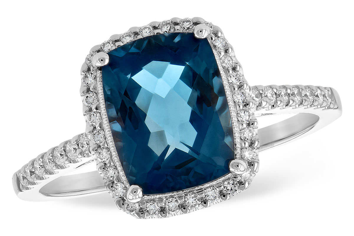 K217-26533: LDS RG 2.42 LONDON BLUE TOPAZ 2.62 TGW