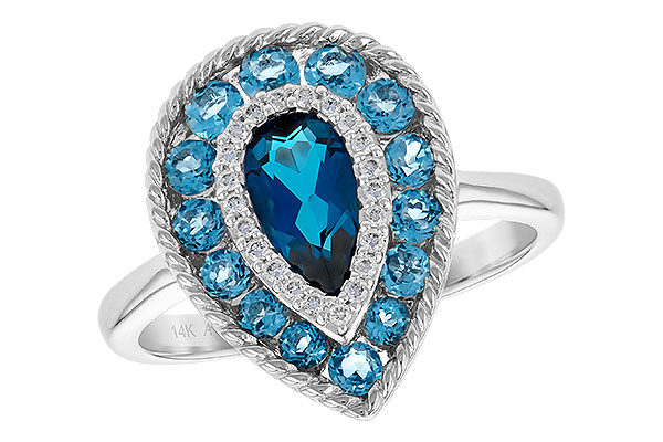 K218-12897: LDS RG 1.52 TW BLUE TOPAZ 1.60 TGW