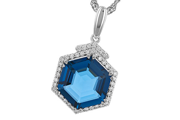 L301-76515: NECK 3.94 TW LONDON BLUE TOPAZ 4.12 TGW