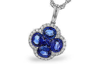 L302-64724: NECKLACE 1.72 SAPPHIRE 1.87 TGW